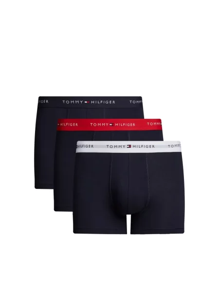 Boxeri Tommy Hilfiger cu autograf albastru
