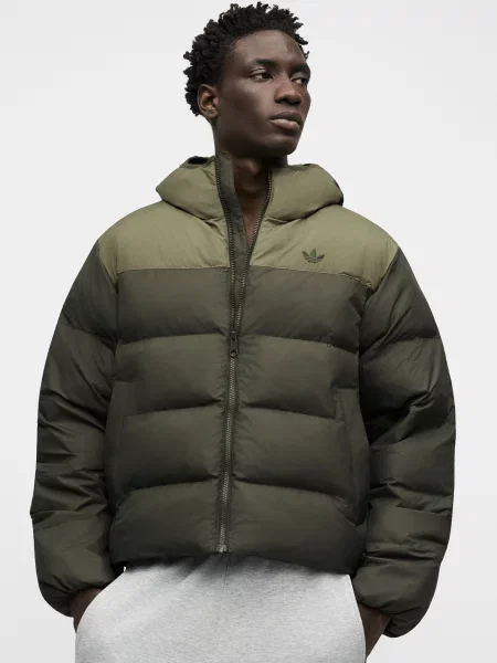 ADIDAS ORIGINALS Zimná bunda kaki / olivová