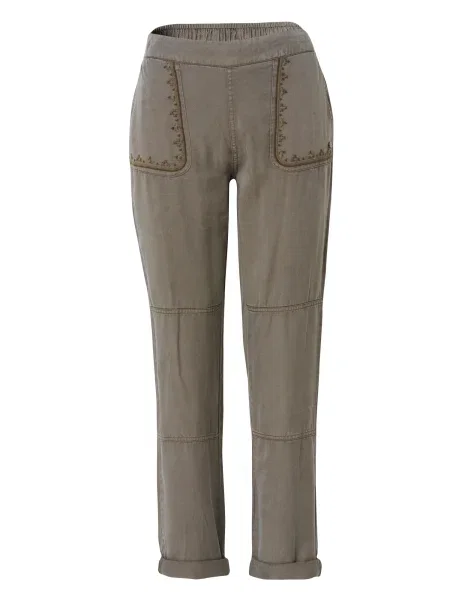 KOROSHI Kalhoty khaki