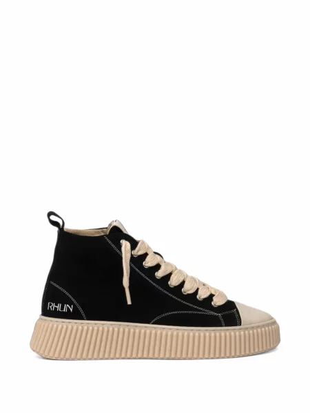 Sneakerși Rhun din canvas negru