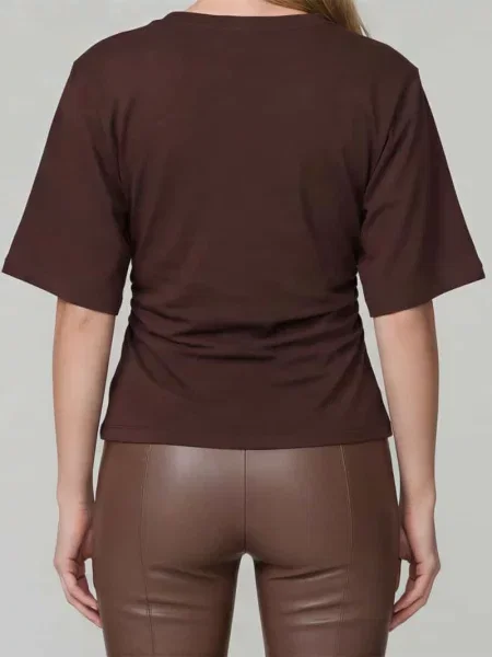 Spodnie ze sztucznej skóry o kroju slim fit z mieszanki model RESA' Raffaello Rossi