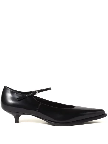 Pantofi cu toc Miu Miu din piele negru