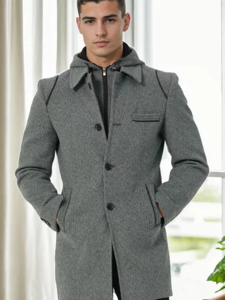 Kabát Dewberry šedý