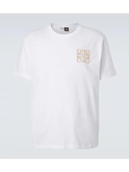 Tricou Loewe din jerseu alb