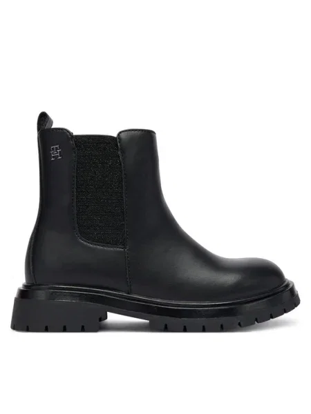 Tommy Hilfiger Botine S negru