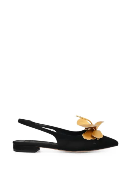 Balerini Kat Maconie cu model floral negru