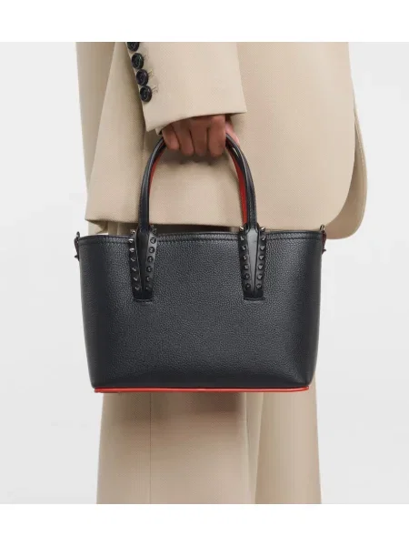 Bőr bőr táska Christian Louboutin fekete
