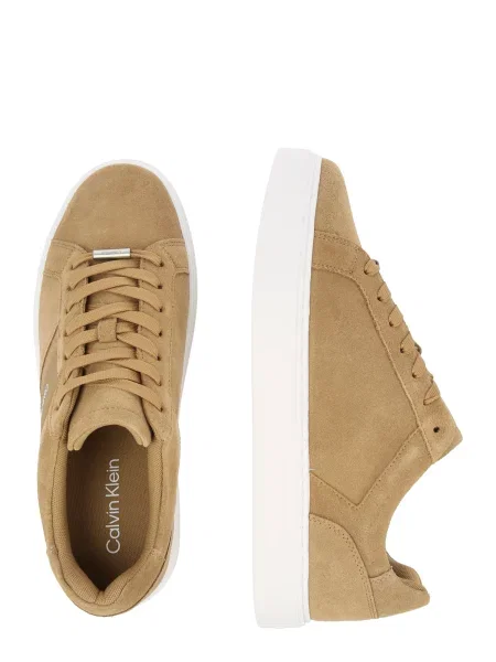 Calvin Klein Nízke tenisky CLASSIC ťavej srsti