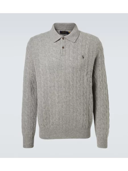 Pulover Polo Ralph Lauren de lână gri