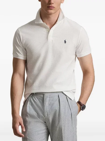 Curea Polo Ralph Lauren cu broderie din fleece cu șireturi albastru
