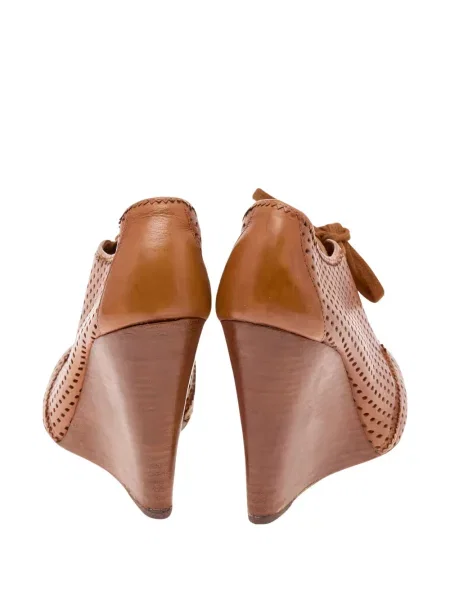 Sneakerși Tory Burch cu pană maro
