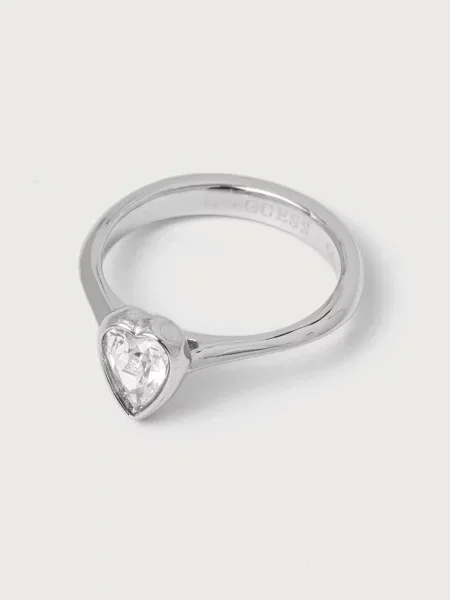 Guess inel pentru femei din oțel inoxidabil CRYSTAL LOVE