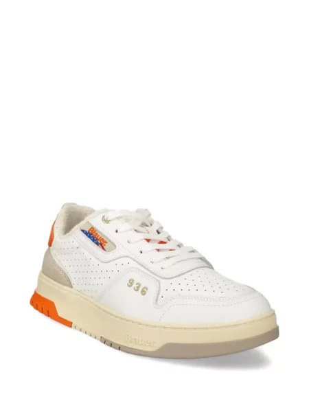Sneakerși Blauer din piele alb