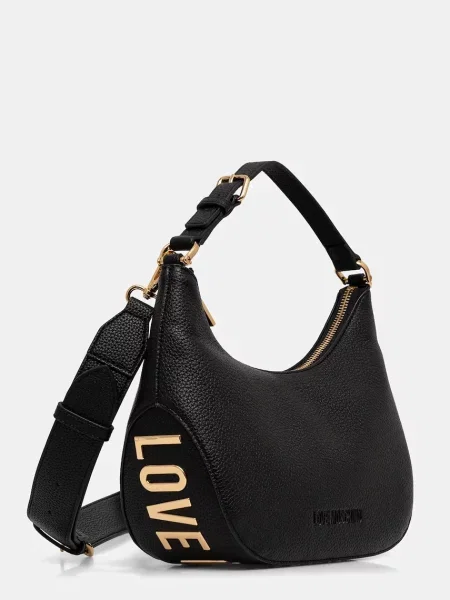 LOVE MOSCHINO Ročna torba črna