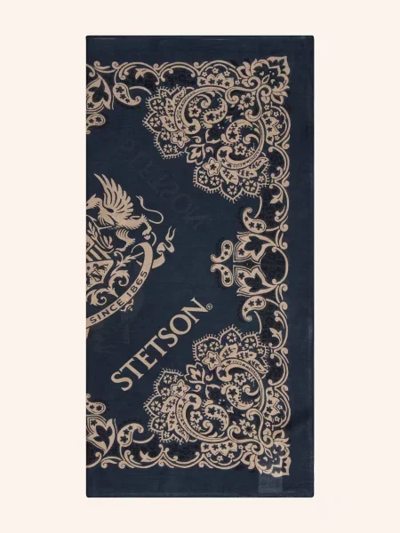 Stetson Chusta blau beżowa