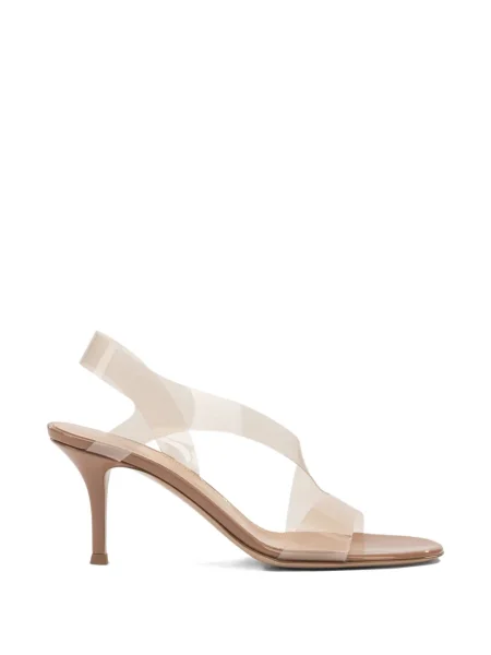 Sandale Gianvito Rossi transparente alb