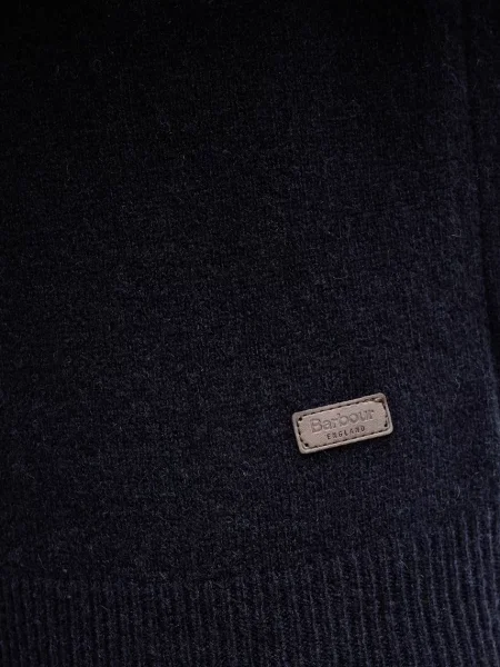Шерстяной свитер Barbour синий