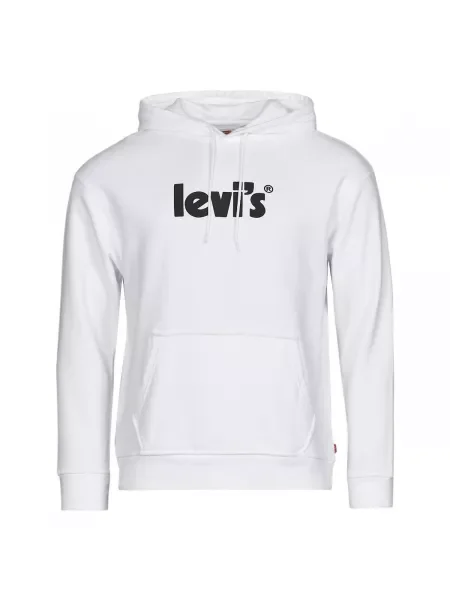 Grafika mikina Levi's biela