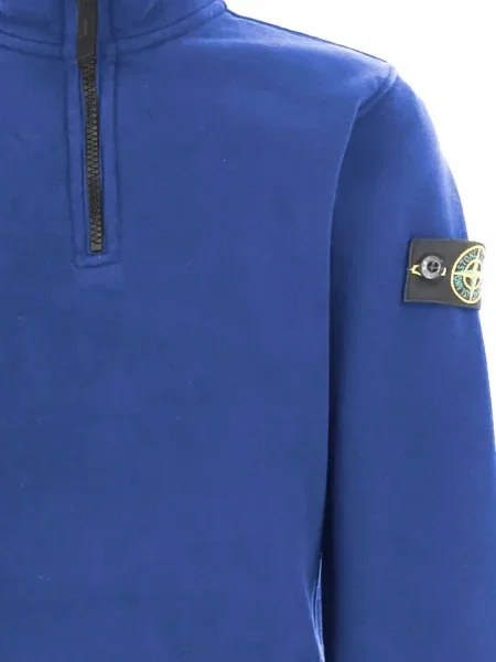 Bluza rozpinana dziecięca Stone Island niebieska