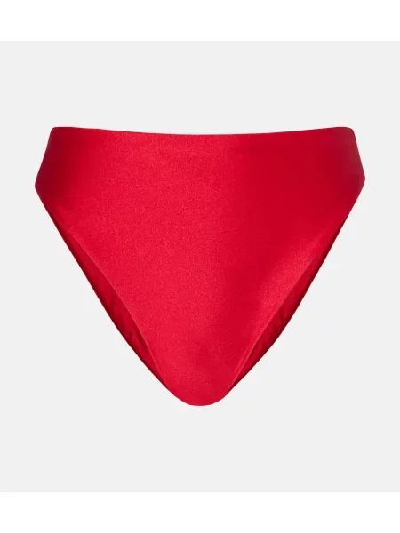 Bikini Jade Swim cu talie înaltă roșu