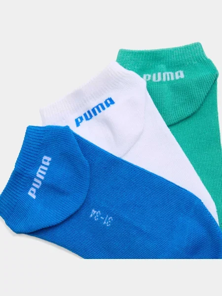 PUMA Kids Plain Sneaker 3p Набір шкарпеток Дитяче Комбінований верх зелений
