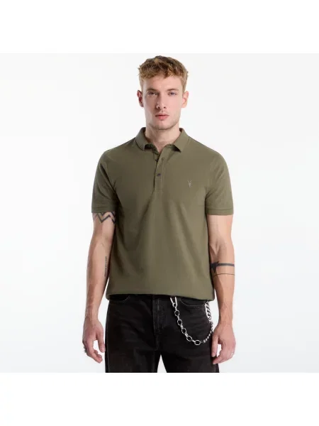 T-shirt AllSaints Reform Ss Polo Wild Green S zielona
