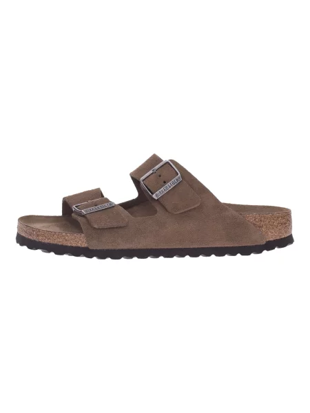 Sneakers Birkenstock Arizona Soft Footbed Suede Leather Unisex Dark Tea Tonal EUR 39 maro