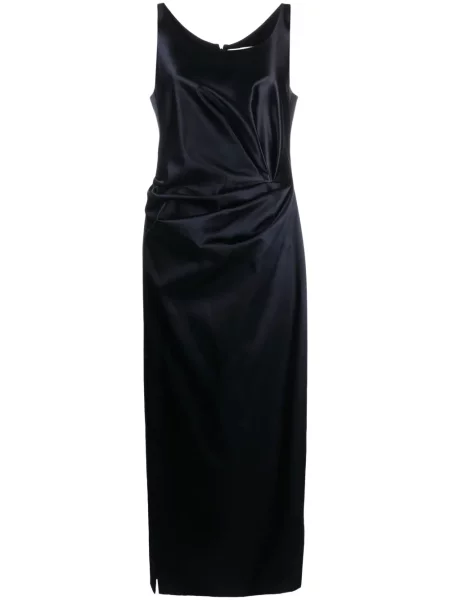 Rochie Fendi de mătase de costum albastru