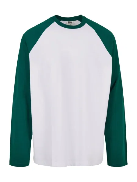 Lung tricou Urban Classics cu mâneci lungi alb