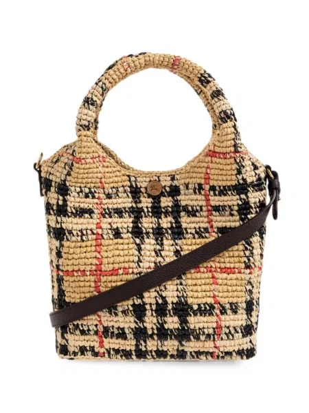 Geantă shopper Burberry în carouri