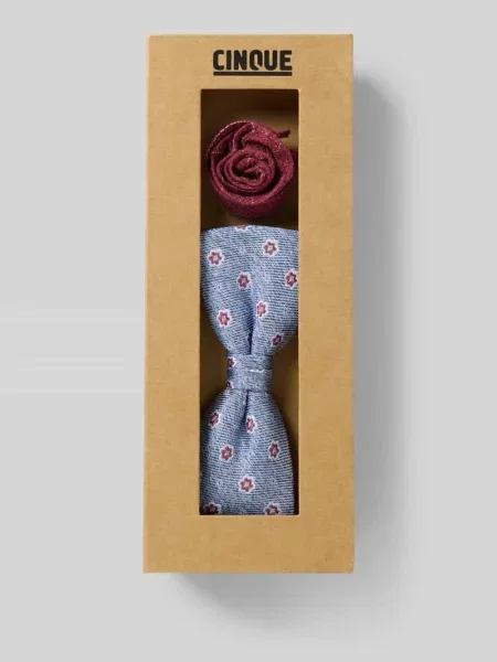 Mucha z jedwabiu z regulowaną szerokością kołnierza model ‘ASCONA’ Cinque