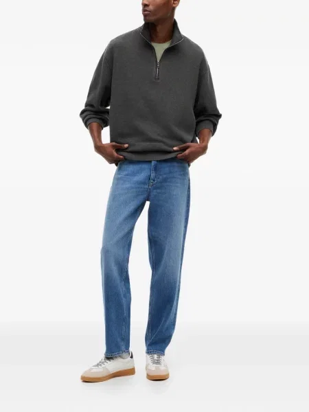 Hanorac cu fermoar Tommy Hilfiger negru