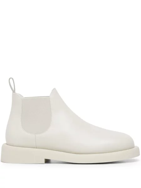 Botine chelsea Marsell din piele alb