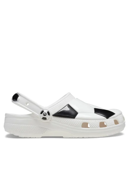 Crocs Šľapky Classic Soccer Ball Clog T Biela čierna
