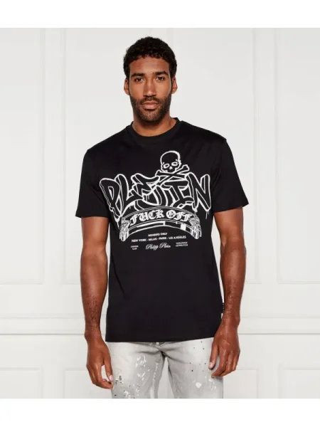 Philipp Plein Póló Graffiti fekete