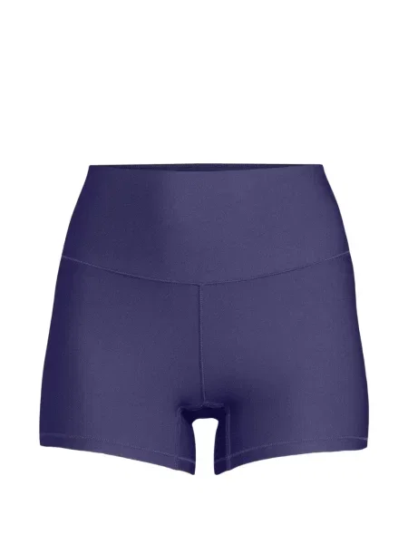Pantaloni scurți Casall cu talie înaltă cu imagine violet