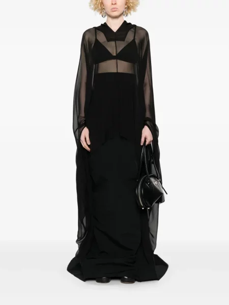 Fusta maxi Rick Owens negru