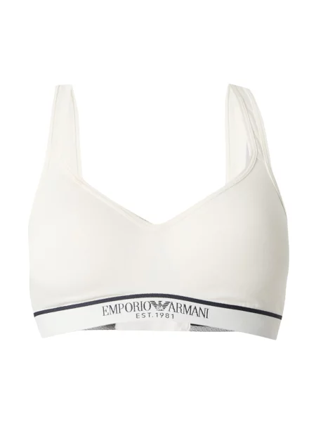 Emporio Armani Sutien negru / murdar alb