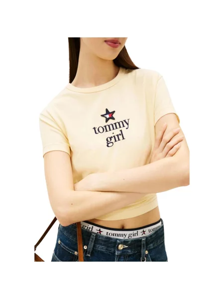 Tričko Tommy Jeans bílé