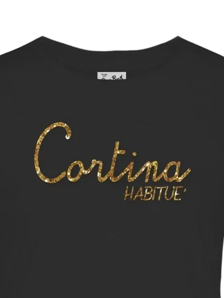 Tricou Mc2 Saint Barth cu imagine negru
