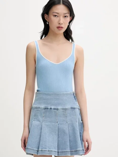 Top From Future wełniany niebieski