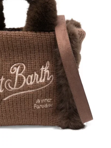 Shopperka Mc2 Saint Barth brązowa