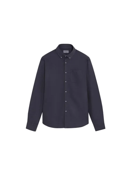 Scalpers Košile Beach Oxford námořnická modř