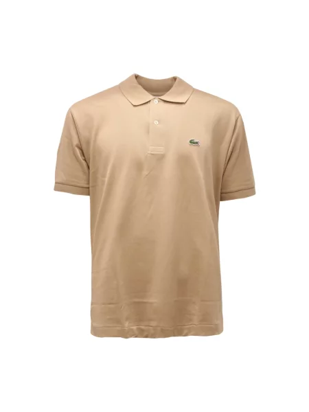 Koszulka polo Lacoste klasyczna z krótkim rękawem beżowa