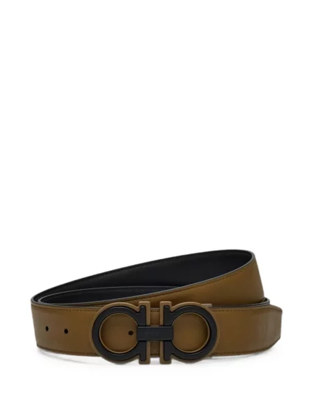 Cu centură reversibil curea Ferragamo maro