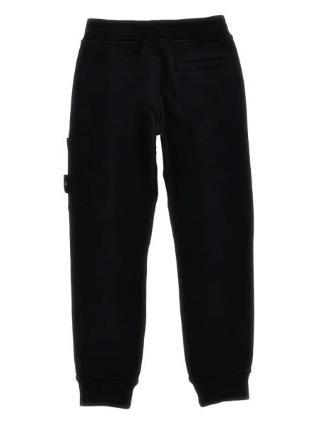 Joggery dziecięce Stone Island czarne