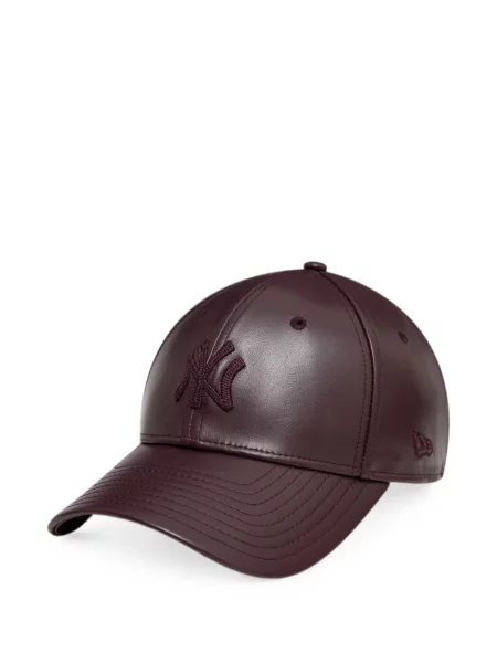 Șapcă New Era Cap din piele roșu