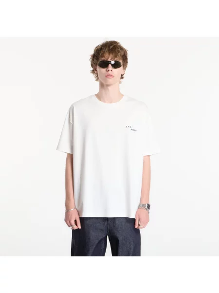 Tricou A.P.C. T-Shirt Renoncement White S alb