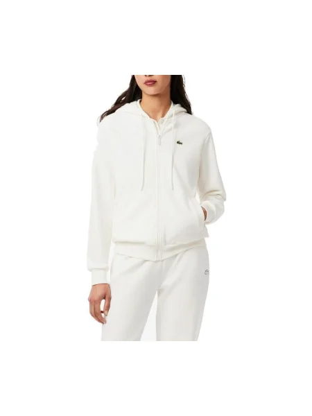 Lacoste Mikina Écru biela