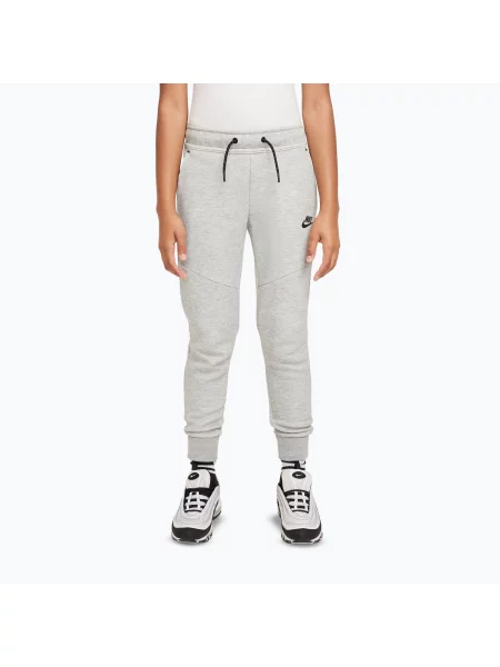 Gyerek nadrág Nike Sportswear Tech Fleece dark grey heather/black/black. Méret: fekete